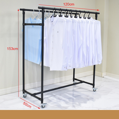 Stabilna konstrukcja Ubrania Wieszak na pranie Żelazny wieszak na ubrania do sklepu